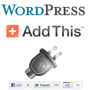 ... can be installed manually or using the AddThis plugin for WordPress