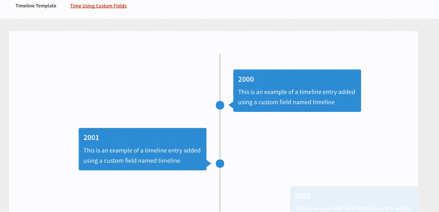 Free history timeline template
