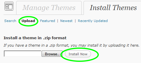 Upload & Install a Theme for WordPress