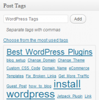 WordPress Post Tags Example