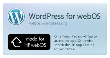WordPress Webos- Mobile Application for WordPress Blogging