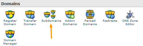 Domains-Subdomains