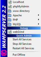 how to use wamp server for mysql linux