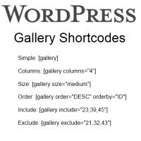 Gallery Shortcodes for WordPress