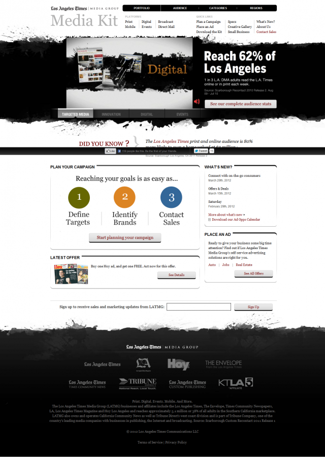 Media Kit   Los Angeles Times Media Group