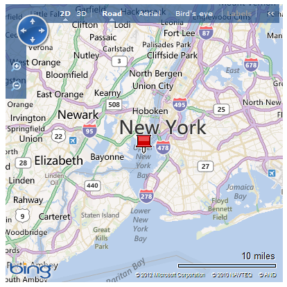 Bing Map Example