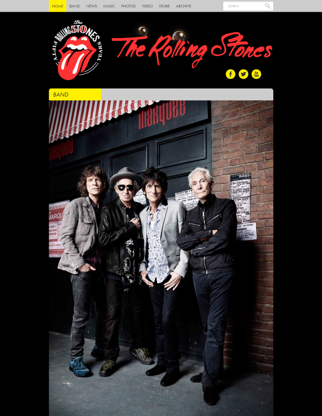 Rolling Stones on WordPress