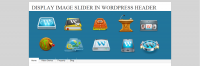 Display Image Slider In WordPress Header