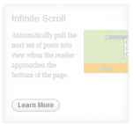 Infinite Scroll Loads the next posts in WordPress