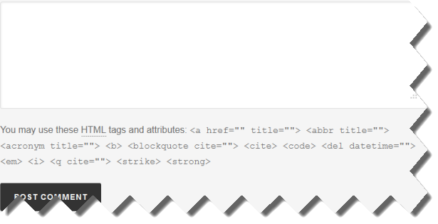 How To Remove Allowed HTML Tags Text After Comment Form Fields - WP SITES