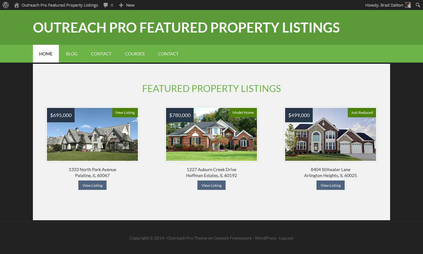 Outreach Pro Featured Property Listings