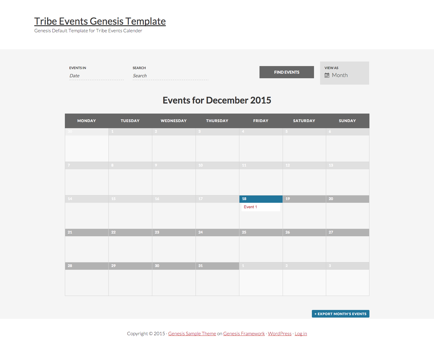 events-template-genesis