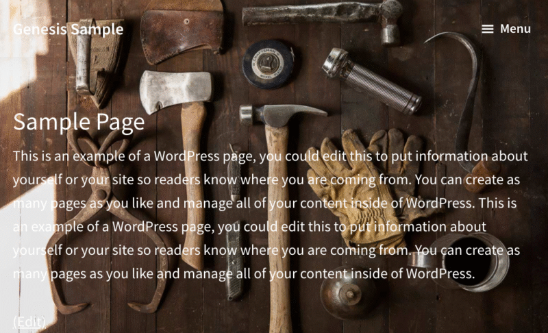 Displays Above 960px Screen Width