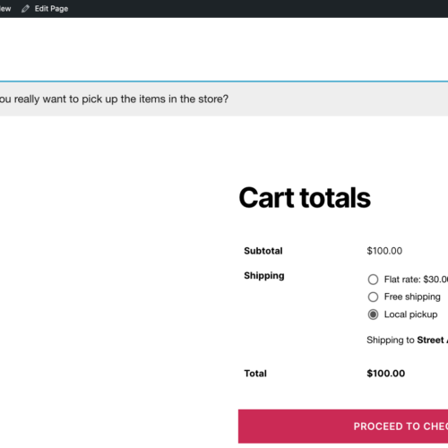Add Notice On Shipping Method Change Using WP Ajax in WooCommerce