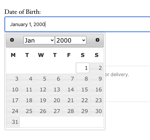 Collect Customers Date of Birth at Checkout in WooCommerce