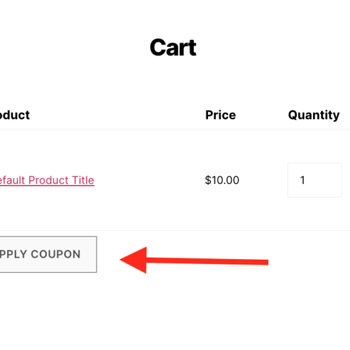 Remove Coupon Field if Total is Zero