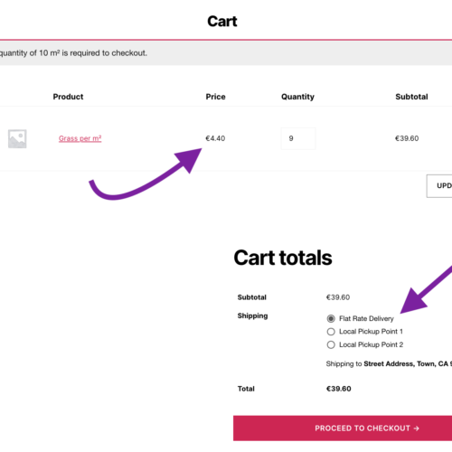 Different Price Based on WooCommerce Shipping Method