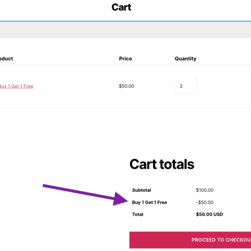 Buy 1 Get 1 Free for WooCommerce