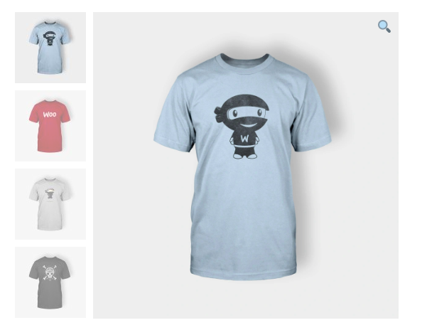 Vertical Product Gallery Thumbnails WooCommerce