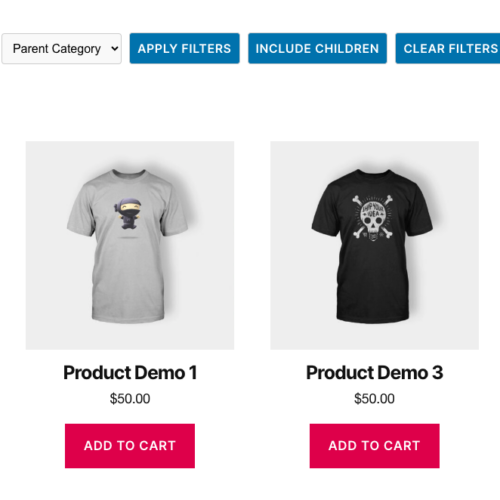Sort Products by Parent Category Include or Exclude Children WooCommerce