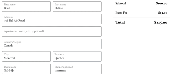 Add Extra Fee Based on Billing Country At Checkout in WooCommerce