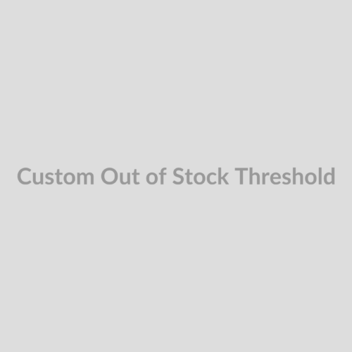 Custom Out of Stock Threshold