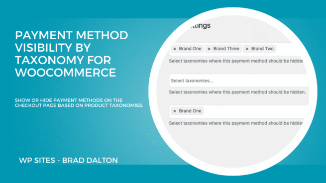 Payment Method Visibility by Taxonomy