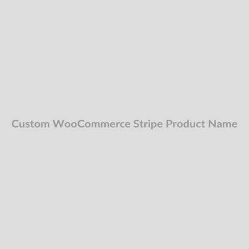 Modify WooCommerce Product Name to Stripe