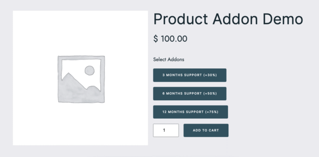 WC Percentage Addons Per Product