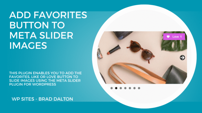 Add Favorites Button To Meta Slider Images