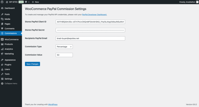 PayPal Commissions for WooCommerce Sales Referrals