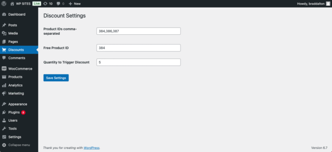 Dynamic Cart Discounts Plugin for WooCommerce