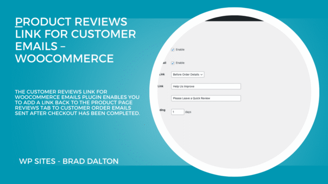 Product Reviews Link for Customer Emails