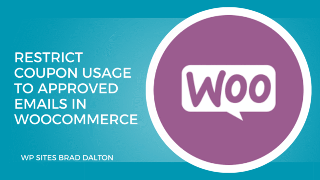 Restrict Coupon Usage To Approved Emails In WooCommerce