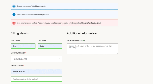Restrict Checkout Until Email is Verified in WooCommerce