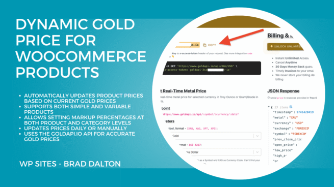 Dynamic Gold Price for WooCommerce Products