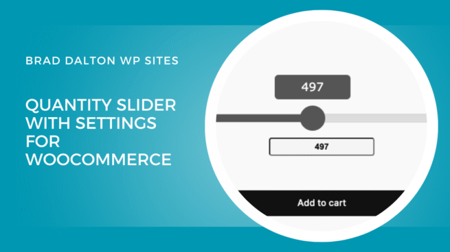 Quantity Slider With Settings for WooCommerce