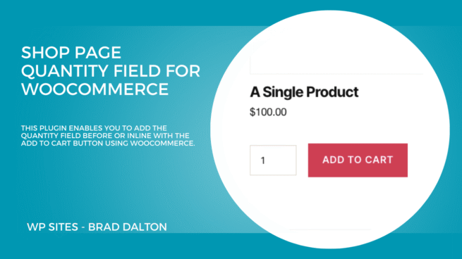 Shop Page Quantity Field for WooCommerce