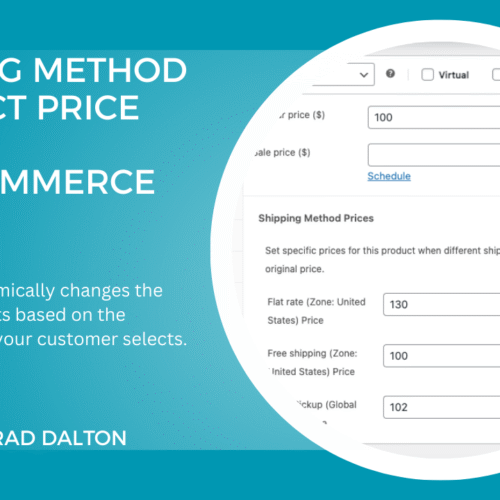Shipping Method Product Price for WooCommerce