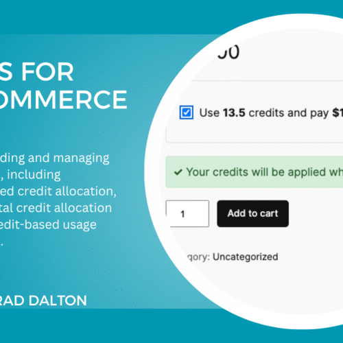 Credits for WooCommerce