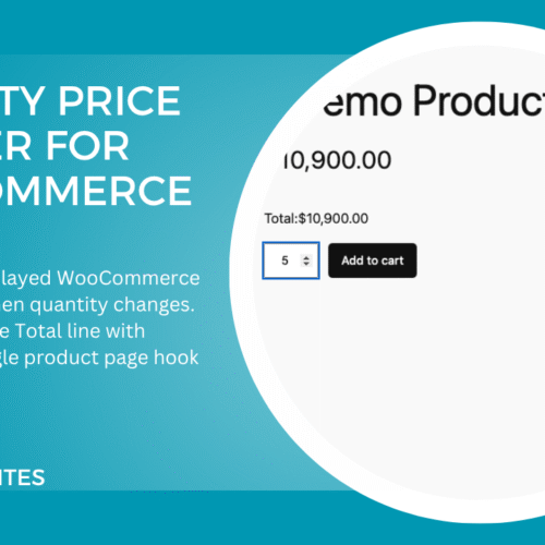 Dynamic Quantity Price Updater for WooCommerce