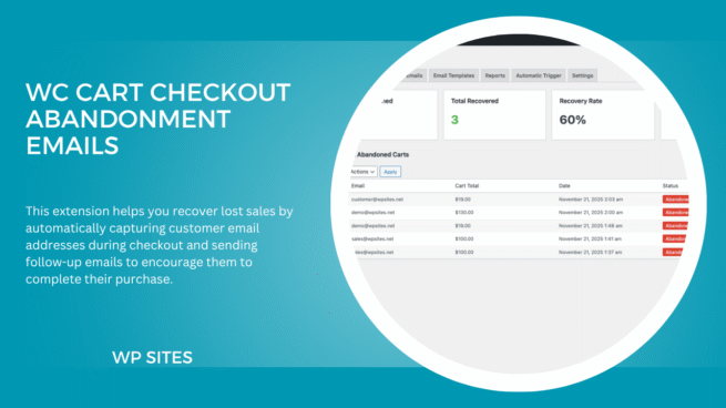 WC Cart Checkout Abandonment Emails